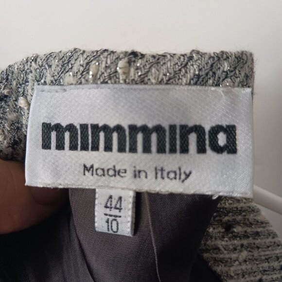 MIMMINA Vintage Italian Tweed Sparkle Skirt Suit 10 - Picture 7 of 16